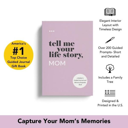 Tell Me Your Life Story, Mom — Guided Memory Journal