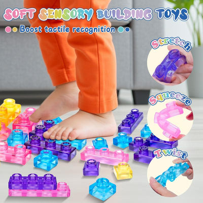 Gummy Bloc – Squishy Stackable Sensory Building Blocks