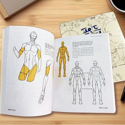 Character Drawing Practice Sketchbook — Master Figure Drawing & Dynamic Poses