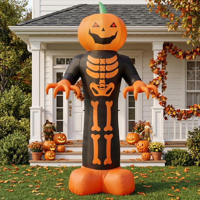12FT Giant Pumpkin Reaper Inflatable — The One They See From The Road