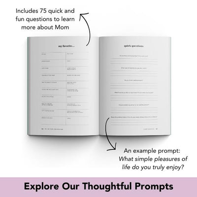 Tell Me Your Life Story, Mom — Guided Memory Journal