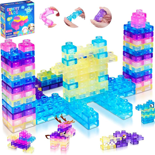 Gummy Bloc – Squishy Stackable Sensory Building Blocks