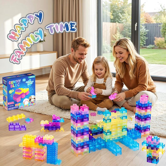 Gummy Bloc – Squishy Stackable Sensory Building Blocks