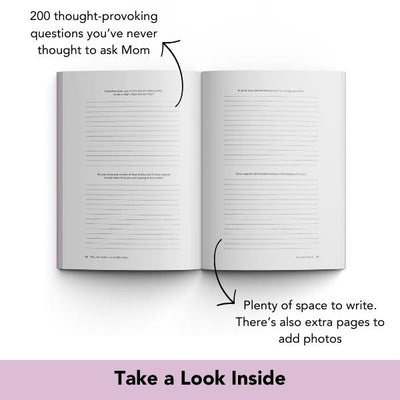 Tell Me Your Life Story, Mom — Guided Memory Journal
