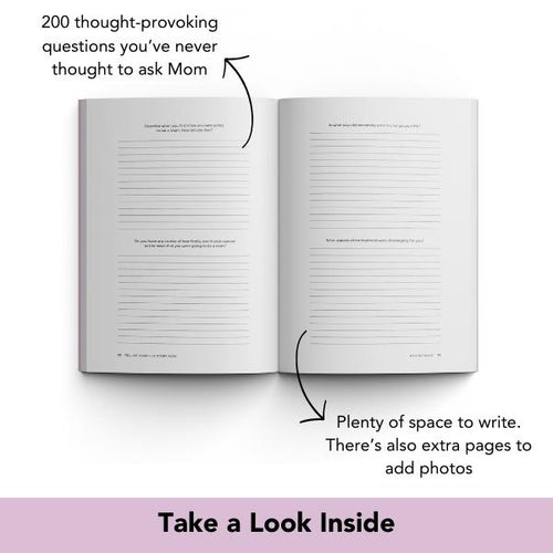Tell Me Your Life Story, Mom — Guided Memory Journal